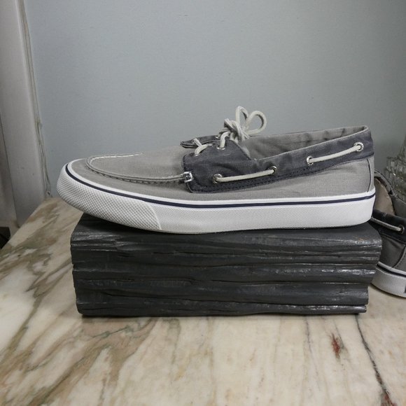 Sperry Men's Bahama II Boat Shoe, SW Grey/Navy, 11 M US - Picture 3 of 9